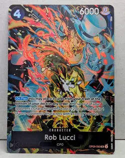 One Piece TCG | Rob Lucci | Illustration Box EX | SR | Promo | OP05-093 | NM - Image 1