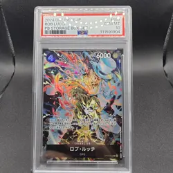 PSA 10 ROB LUCCI OP05-093 ONE PIECE JAPANESE PROMO PB STORAGE BOX SET - Image 2