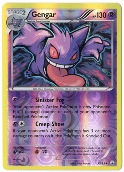 Gengar 35/83 Reverse Holo (NM) - 2016 XY Generations Holo Rare Pokemon TCG - Image 1