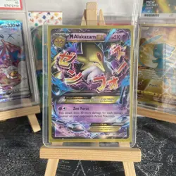 M Alakazam EX 26/124 Fates Collide XY Ultra Holo Rare Pokemon Card 2016 - Image 4