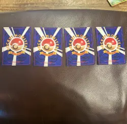 Japanese Pokemon Lot Of 4 Trainer Cards From Fossil And Rocket Sets - Image 2