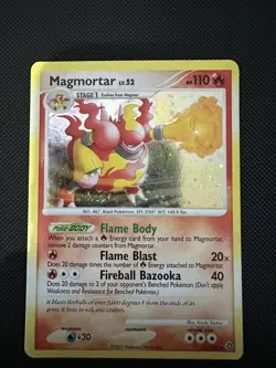 Magmortar 31/132 Secret Wonders Holo Rare 2007 Pokemon Card - Light Play LP - Image 1