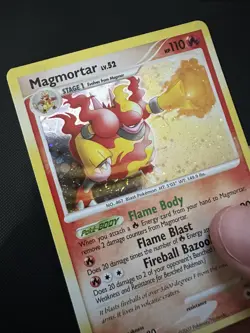 Magmortar 31/132 Secret Wonders Holo Rare 2007 Pokemon Card - Light Play LP - Image 3