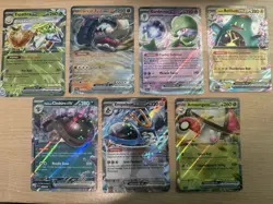 x7 Pokemon EX Cards Holo Double Rare Scarlet And Violet Era Lot Of 7 TCG - Image 1
