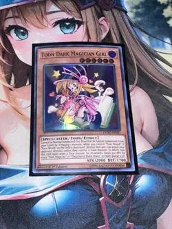 Toon Dark Magician Girl 1st Edition Yu-Gi-Oh TCG Card DUPO-EN041 Ultra Rare NM - Image 1