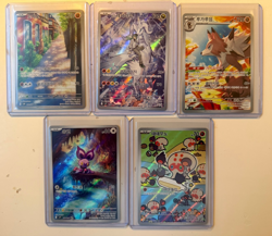 Pokemon TCG AR 5 Card Lot NM - Korean - N's Reshiram Sudowoodo - Image 1