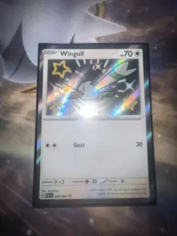 Pokemon Cards Wingull 203/091 Paldean Fates Shiny Rare NM - Image 1