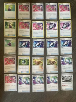 Lot of 100 Pokemon Trainer Cards Near Mint Condition Various Sets - Image 4