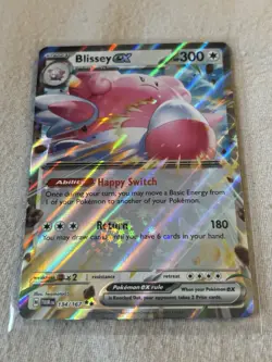 Pokemon TCG Blissey EX Twilight Masquerade Holo Card 134/167 Double Rare - Image 1