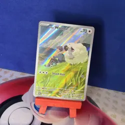 Pokemon Card Hop's Wooloo 170/159 Illustration Rare Journey Together Near Mint - Image 1