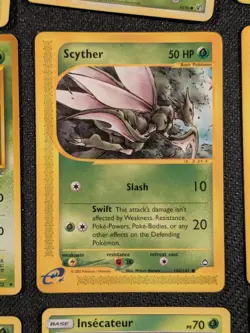 Pokemon TCG Scyther Job Lot Bundle: Vintage WotC, E-Reader, Topps Card & Coin - Image 4