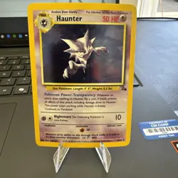 Pokemon TCG Haunter Fossil Unlimited Rare Holo Card 6/62 - MP - Image 2