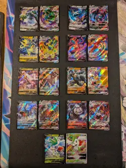 Pokemon V / VMAX Job Lot - 9 Evolution Pairs (18 cards) - Simplified Chinese - Image 1