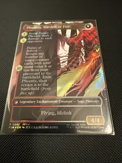 Joshua, Phoenix's Dominant (Borderless) (Surge Foil) Final Fantasy Foil - Image 2