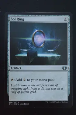 Magic The Gathering MTG SOL RING Commander 2014 LP Lightly Played - Image 1