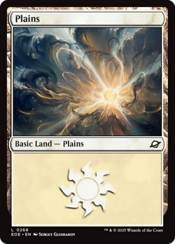 Plains #268 Near Mint FOIL EOE Edge of Eternities Magic MTG - Image 1