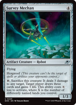 Survey Mechan #245 Near Mint FOIL EOE Edge of Eternities Magic MTG - Image 1