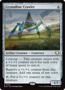 Crystalline Crawler #133 | NM | Edge of Eternities Commander EOC Magic MTG - Image 1