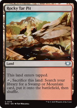 Rocky Tar Pit #173 | NM | Edge of Eternities Commander EOC Magic MTG - Image 1
