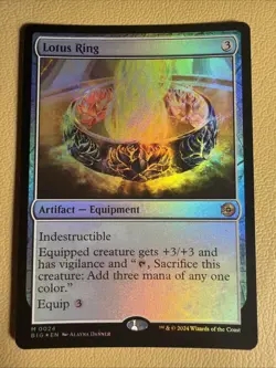 Near Mint x 1 Lotus Ring - Foil Outlaws of Thunder Junction: The Big Score - Image 1
