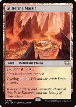 Glittering Massif #22 | NM | Edge of Eternities Commander EOC Magic MTG - Image 1