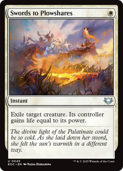Swords to Plowshares #45 | NM | Edge of Eternities Commander EOC Magic MTG - Image 1