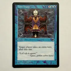 Time Warp - Tempest (1997) - LP - MTG Blue Rare Extra Turn - Image 1