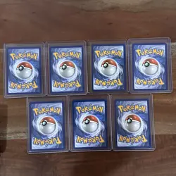 Lot Of 7 Pokemon TCG Phantasmal Flames Illustration Rare & Ultra Rare Card - Image 2