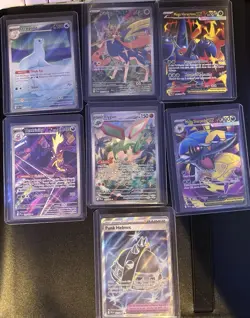 Pokemon TCG Phantasmal Flames Card Lot Of 7 Rares, Illustration Rare, Ultra Rare - Image 1