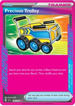 Precious Trolley 185/191 - Surging Sparks - Pokemon TCG - ACE SPEC Rare - Image 1