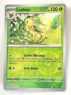 Leafeon 011/167 Reverse Holo Uncommon Twilight Masquerade Pokemon - Near Mint NM - Image 1