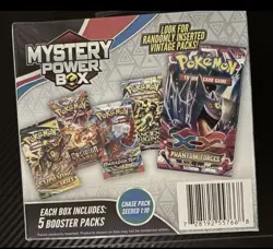 Pokemon TCG - 2025 Mystery Power Box - 5 Booster Packs - Chase Pack Seeded 1:10 - Image 2