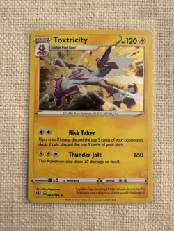 Toxtricity 63/189 Darkness Ablaze Cosmos Holo Pokemon TCG NM - Image 1