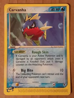 Pokemon Carvanha 51/109 Ruby & Sapphire NM-Mint See Picture - Image 1