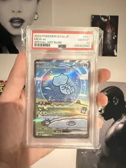 2023 Pokemon SV4a JP Mew EX Special Art Rare PSA 10 Gem MT (Bubble Mew) - Image 1