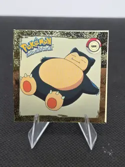 1999 Pokemon Artbox Series 1 Gold Sticker Snorlax #G04 - Image 1