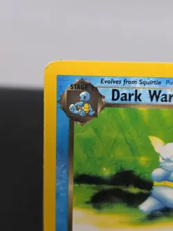 2000 Pokemon Team Rocket Dark Wartortle 1st Edition #46/82 Uncommon - Image 2