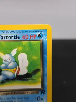 2000 Pokemon Team Rocket Dark Wartortle 1st Edition #46/82 Uncommon - Image 3