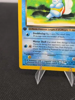 2000 Pokemon Team Rocket Dark Wartortle 1st Edition #46/82 Uncommon - Image 5