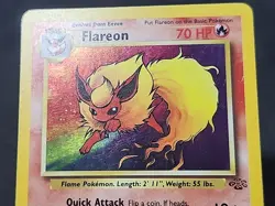 Pokemon Jungle "Flareon" 3/64 / Holo Rare / Moderately Played - Image 3