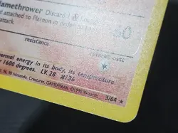 Pokemon Jungle "Flareon" 3/64 / Holo Rare / Moderately Played - Image 5