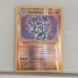 Pokemon Machamp 59/108 Evolutions Reverse Holo Rare 160 HP Seismic Toss - Image 1