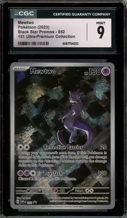 Pokemon Mewtwo 151 Ultra-Premium Coll. Promo SVP EN 052 CGC 9 Mint - Image 1