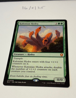 Magic the Gathering MTG Kalonian Hydra x1 Mythic Card NM/M Comm - Image 1
