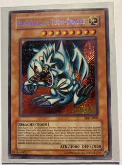 Yu-Gi-Oh! Blauaugiger Toon-Drache SRL-G000 Secret-Rare UL Ed. Deutsch Tip Top - Image 1