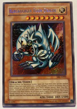 Yu-Gi-Oh! Blauaugiger Toon-Drache SRL-G000 Secret-Rare UL Ed. Deutsch Tip Top - Image 2