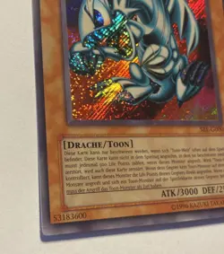 Yu-Gi-Oh! Blauaugiger Toon-Drache SRL-G000 Secret-Rare UL Ed. Deutsch Tip Top - Image 5