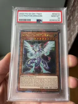 Carte YU-GI-OH! GALAXY-EYES PHOTON DRAGON TN23-EN012 psa10 - Image 1