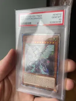 Carte YU-GI-OH! GALAXY-EYES PHOTON DRAGON TN23-EN012 psa10 - Image 3