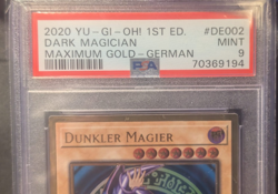 2020 YU-GI-OH ! MAXIMUM GOLD- 1ST EDITION - GERMAN Dark Magician - PSA 9 - TCG - Image 2